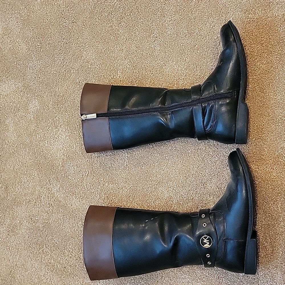 Michael Kors Girls Size 6 Boots Black & Brown